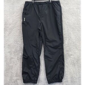 Vintage Roffe Ski Pants Black Ladies' Storm Women's Large Made In USA Drawstring